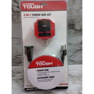 NWT Hyper Tough Power Hub Extension Cord